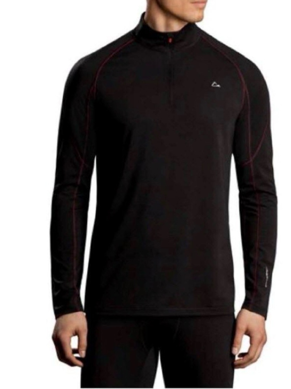 Merino Blend by Paradox Black Wool Blend Dri Release Athletic Shirt Size L